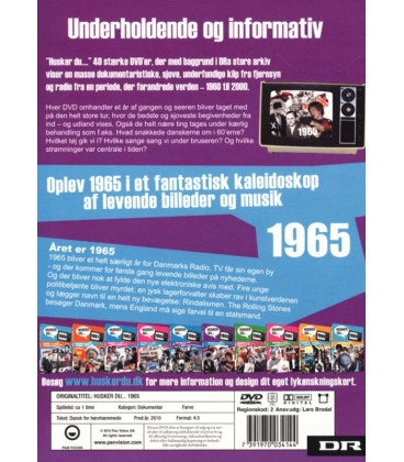 Husker du...1965 - DVD - BRUGT
