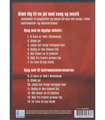 Julens Populæreste Sange + 8 Sanghæfter - CD - BRUGT