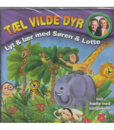 Søren & Lotte - Tæl vilde dyr - CD