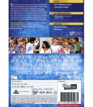 High School Musical 2 (Extended) - DVD - BRUGT