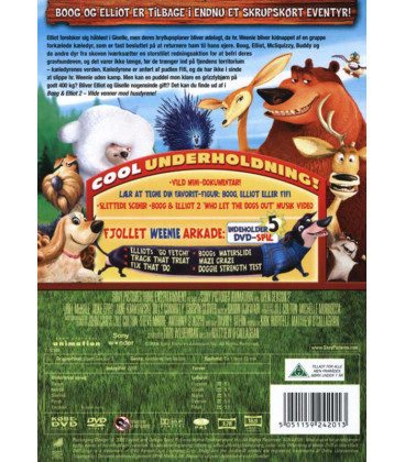 Boog & Elliot 2: Vilde Venner Mod Husdyrene - DVD - BRUGT