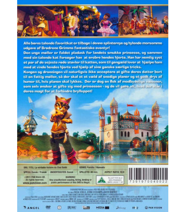Den sande historie om Den Bestøvlede Kat - DVD - BRUGT
