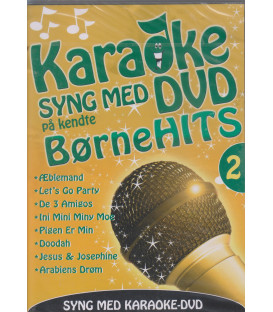 Karaoke - Syng med på kendte Børnehits 2 -  DVD - BRUGT