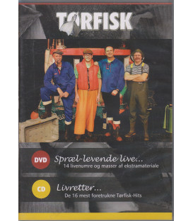 Tørfisk - Spræl levende live - Musik DVD + CD - NY