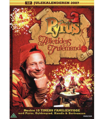 Pyrus Alletiders Julemand - TV2 Julekalender 1997 - 4 DVD - BRUGT