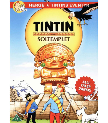 Tintin - Soltemplet - DVD - BRUGT