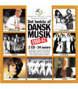 Det Bedste Af Dansk Musik 1980-82 - 2 CD - BRUGT
