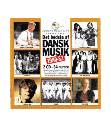 Det Bedste Af Dansk Musik 1980-82 - 2 CD - BRUGT