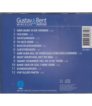 Gustav Winckler & Bent Werther - Når bare vi er venner - CD - BRUGT