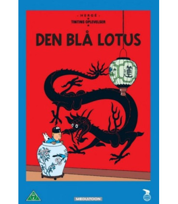 Tintin - Den Blå Lotus - DVD - NY