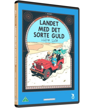Tintin - Landet Med Det Sorte Guld - DVD - NY