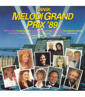 Dansk Melodi Grand Prix '89 - CD - BRUGT