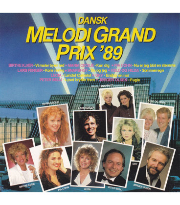 Dansk Melodi Grand Prix '89 - CD - BRUGT
