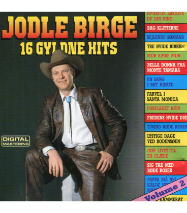 Jodle Birge – 16 Gyldne Hits Vol. 2 - CD - BRUGT
