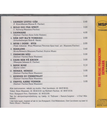 Hans & Herbert - Glad musik - for glade mennesker - CD - BRUGT