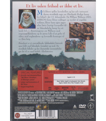Braveheart - 2 DVD - BRUGT