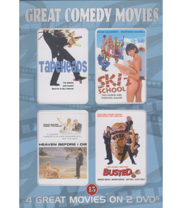 Great Comedy Movies (4 Film bl.a. Tapeheads m.fl.) - 2 DVD - BRUGT