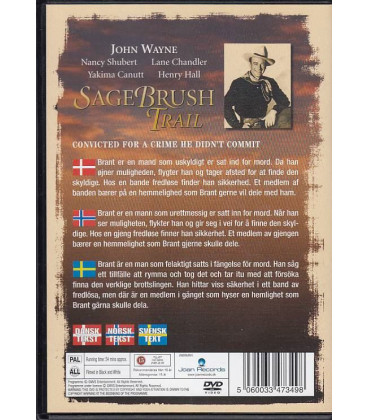 John Wayne - Sage Brush Trail - DVD - BRUGT