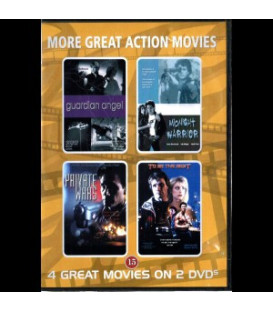 More Great Action Movies - 2 DVD - 4 FILM - BRUGT