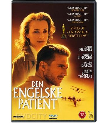 Den Engelske Patient - DVD - BRUGT