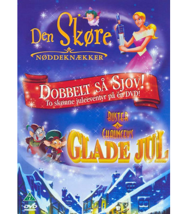 Den Skøre Nøddeknækker + Buster & Chauncys Glade Jul - DVD - BRUGT