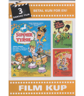 3 Danske Film - 3 DVD - BRUGT