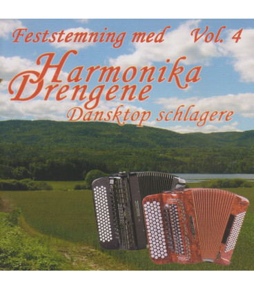 Harmonika Drengene.. feststemning med vol. 4 Instrumental - CD - BRUGT
