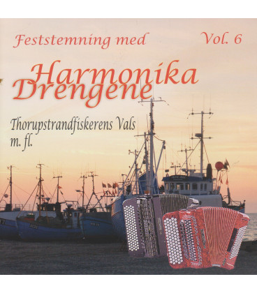Harmonika Drengene vol. 6..Feststemning med - CD - NY