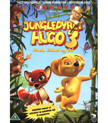 Jungledyret Hugo 3: Fræk, Flabet og Fri - DVD - BRUGT