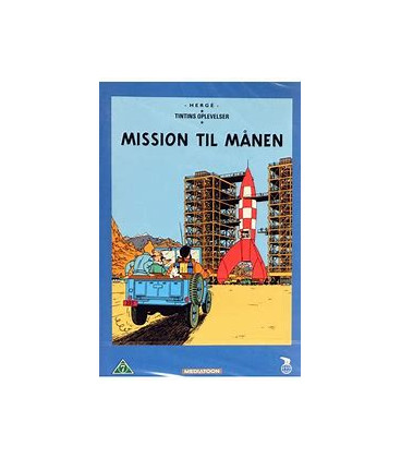 TINTIN - MISSION TIL MÅNEN - DVD - BRUGT