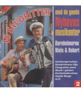De gamle nyhavnsmusikanter - 2 : 18 favoritter - CD - BRUGT