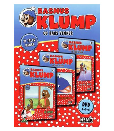 Rasmus Klump Og Hans Venner: Boks 2 - 3 DVD - BRUGT