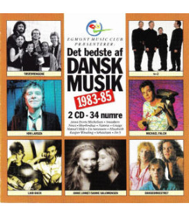 DET BEDSTE AF DANSK MUSIK 1983-85 - 2 CD - BRUGT