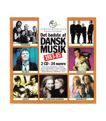 DET BEDSTE AF DANSK MUSIK 1983-85 - 2 CD - BRUGT