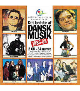 DET BEDSTE AF DANSK MUSIK 1986-88 - 2 CD - BRUGT