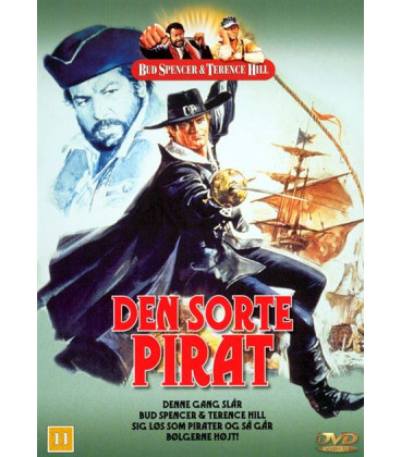 Bud Spencer & Terence Hill - Den Sorte Pirat - DVD - BRUGT
