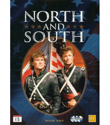 Nord og Syd - Bog 1 - 3 DVD - BRUGT
