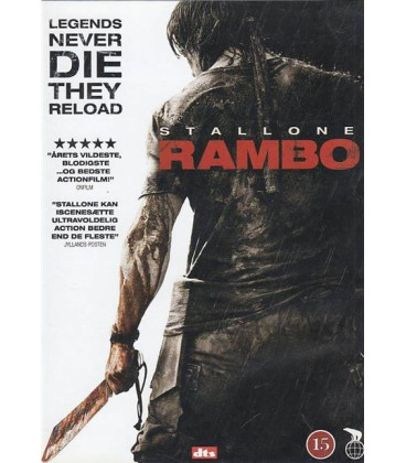 Sylvester Stalone - Rambo 4 - DVD - BRUGT