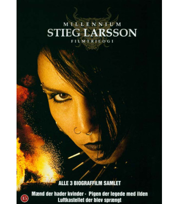 Stieg Larsson Millennium Film Trilogi - 3 DVD - BRUGT