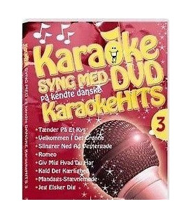 Karaoke -  Syng med på kendte danske Karaokehits 3 - DVD - BRUGT