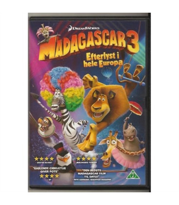 Madagascar 3 - DVD - BRUGT