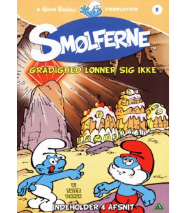 Smølferne 9: Grådighed Lønner Sig Ikke - DVD - BRUGT