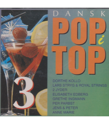 Dansk Pop I Top 3 - CD - BRUGT