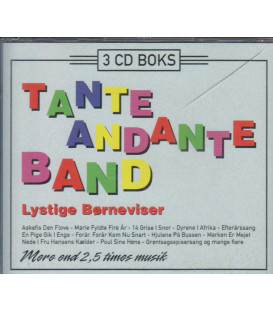 Tante Andante Band -	Lystige børneviser - 3 CD - BRUGT