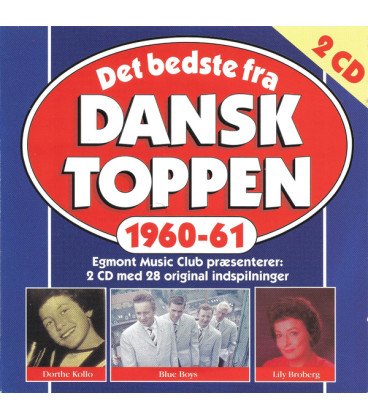 Det Bedste Fra Dansktoppen 1960-61 - 2 CD - BRUGT