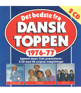 Det Bedste Fra Dansktoppen 1976-77 - 2 CD - BRUGT
