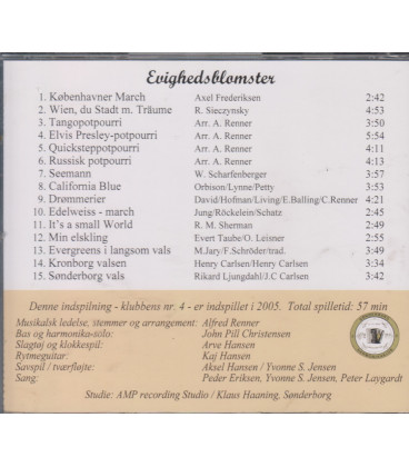 Sønderborg Harmonikaklub - Evighedsblomster - CD - BRUGT