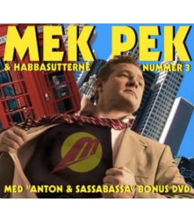 MEK PEK & HABBASUTTERNE NUMMER 3 - CD+DVD - BRUGT