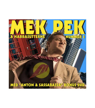 MEK PEK & HABBASUTTERNE NUMMER 3 - CD+DVD - BRUGT
