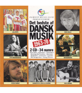 Det Bedste Af Dansk Musik 1963-67 - 2 CD - BRUGT